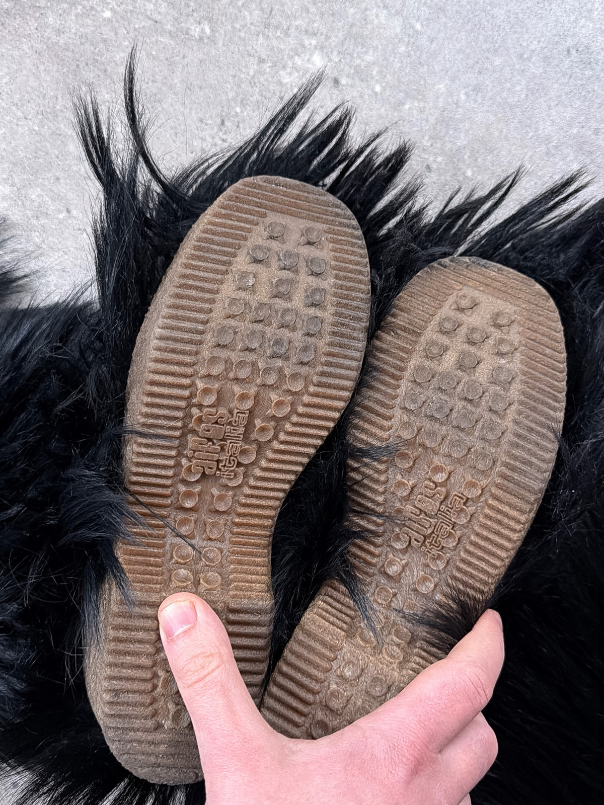 Vintage Aifos Italia Fur Boots
