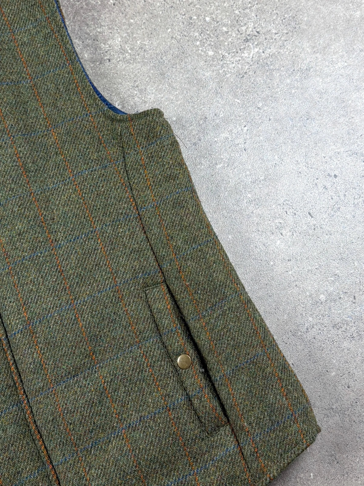 Harris Tweed Wool Vest