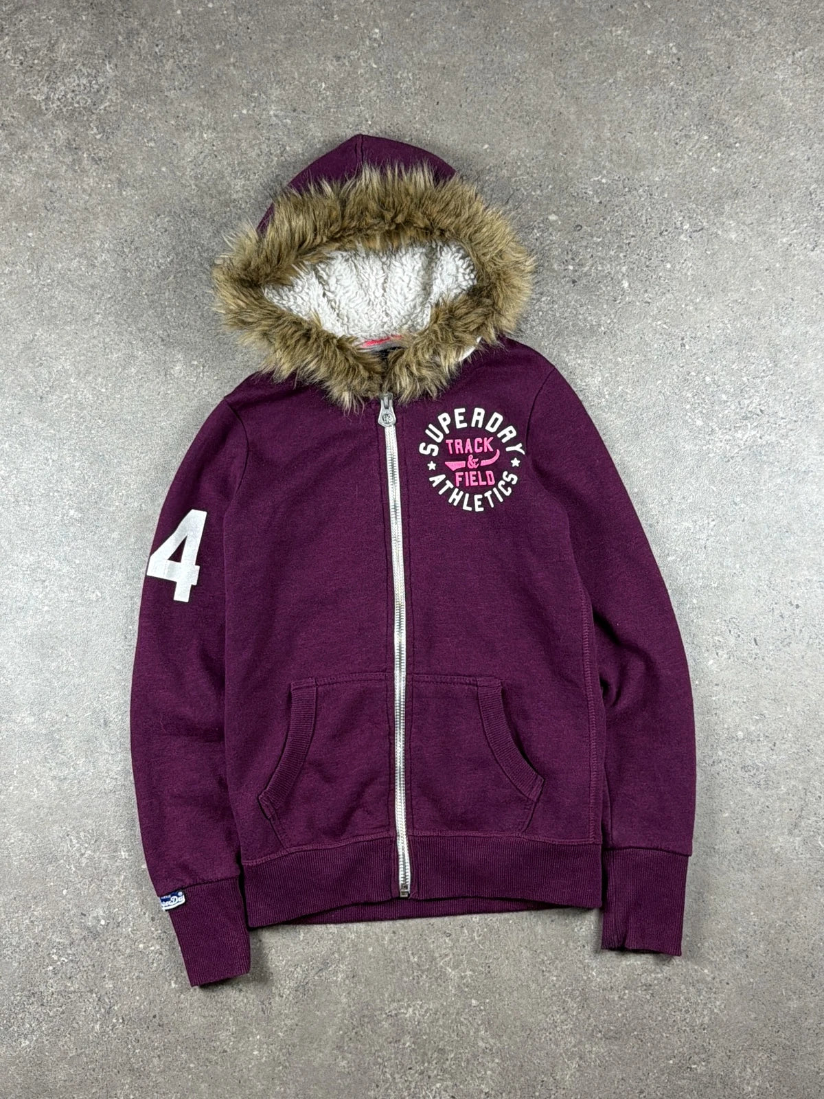 Superdry Faux Fur Hoodie Zip