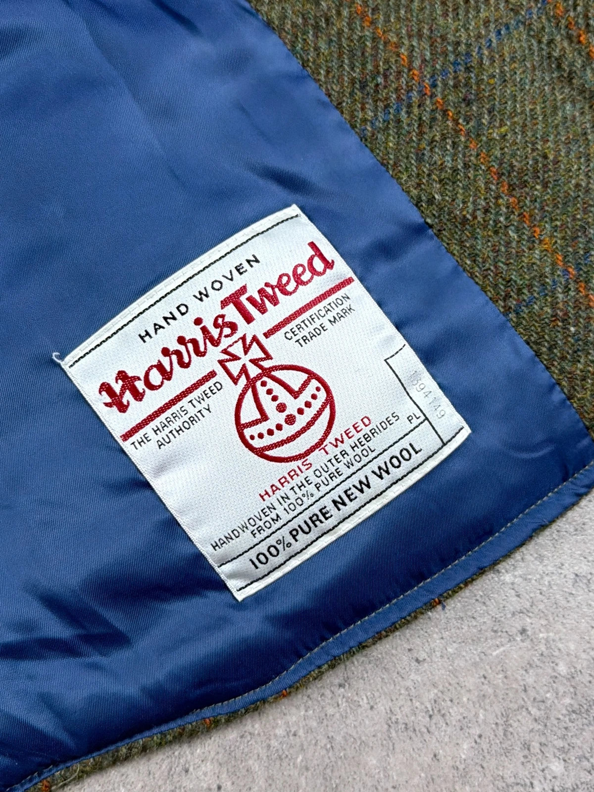 Harris Tweed Wool Vest