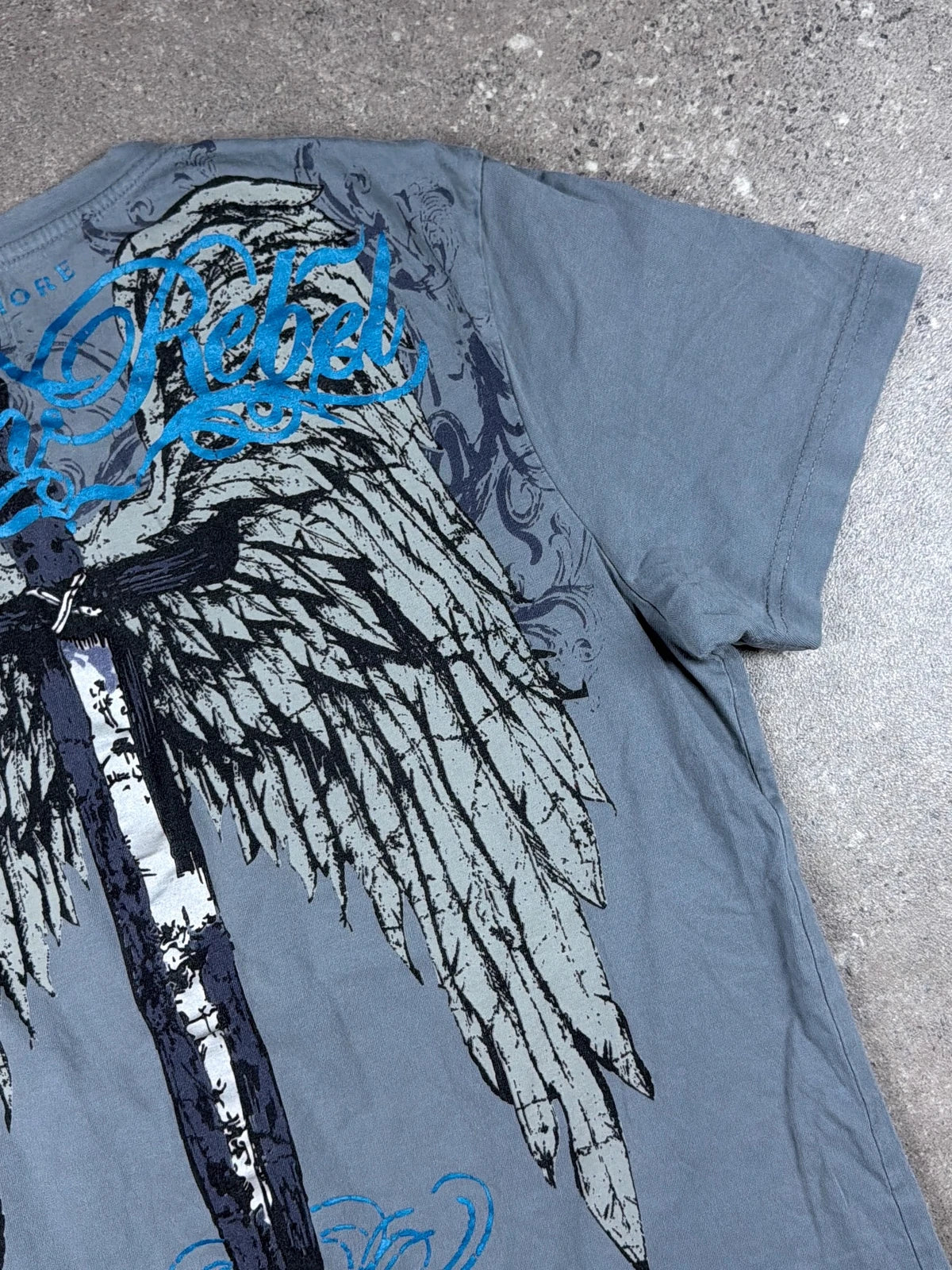 Vintage Much More Affliction Wings