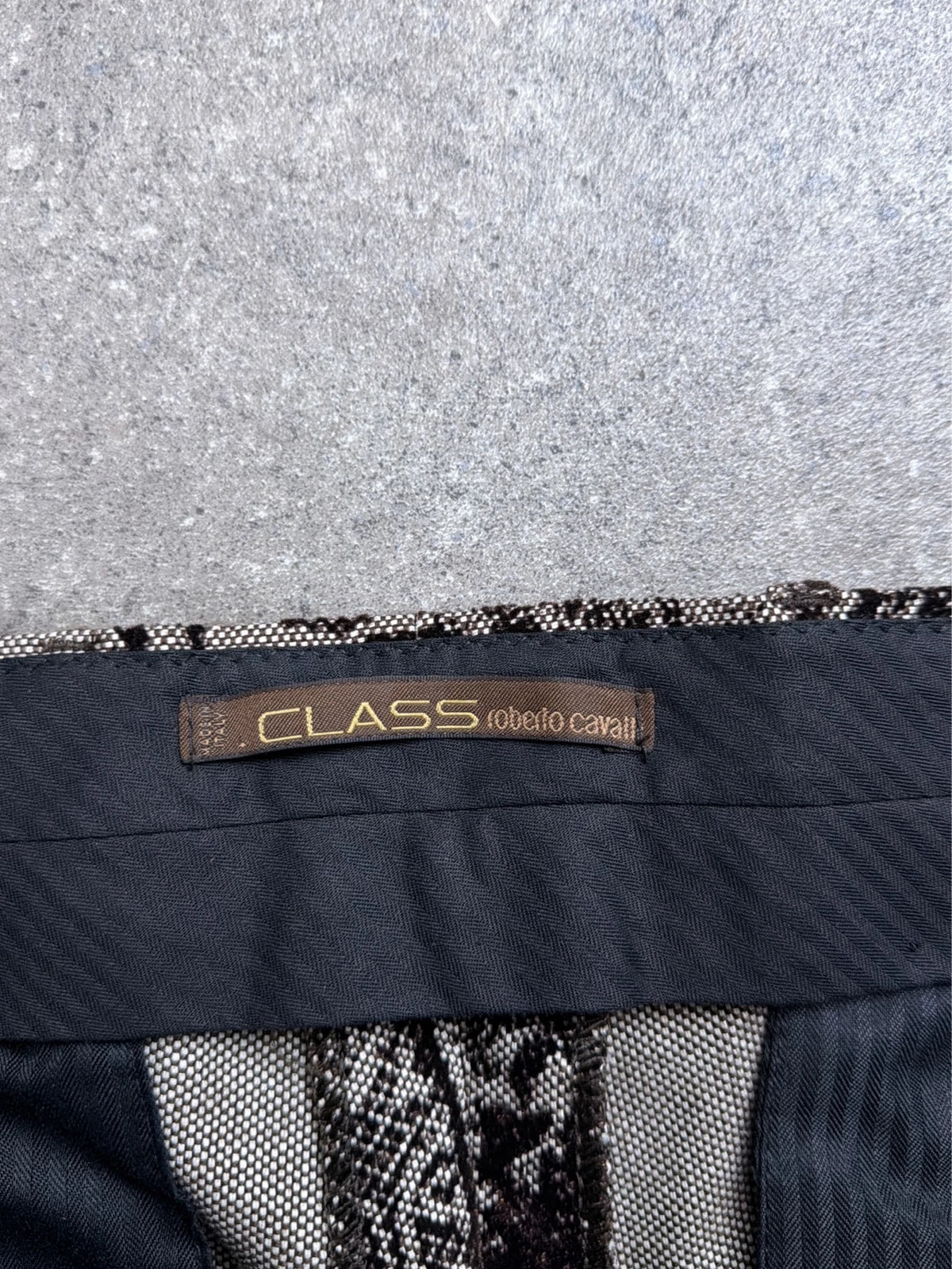 Roberto Cavalli Wool Trousers