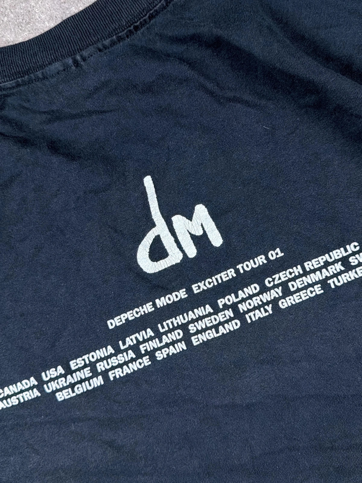 Vintage Depeche Mode Exciter Tour 2001