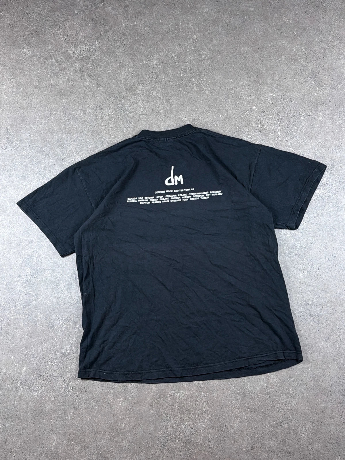 Vintage Depeche Mode Exciter Tour 2001