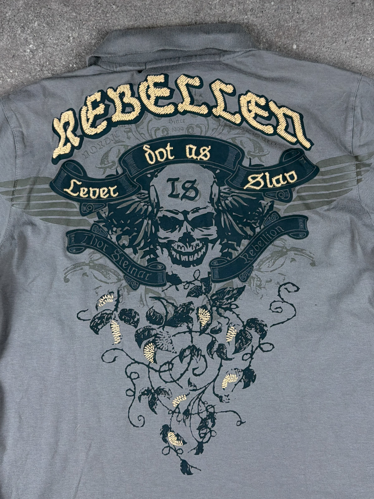 Vintage Thor Steinar Rebellen Skull