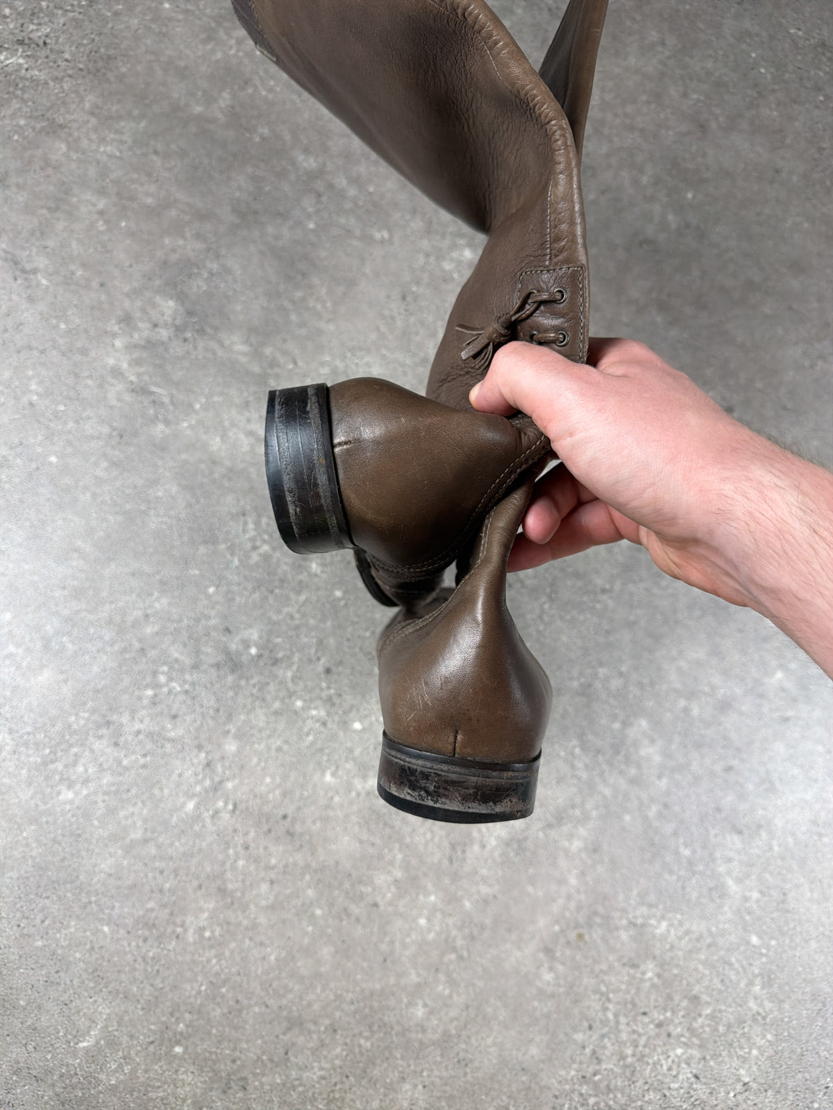 Max Mara Leather Boots