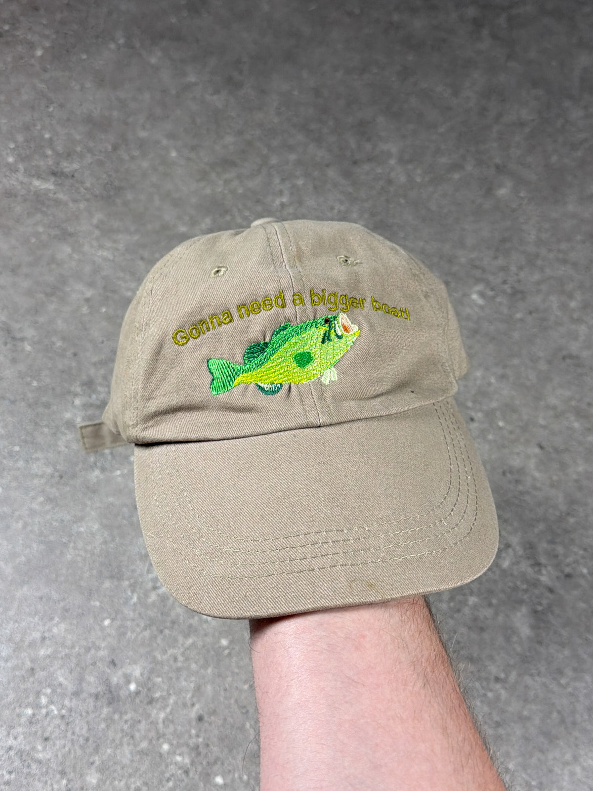 Vintage Gonna Need a Bigger Boat Fish Cap