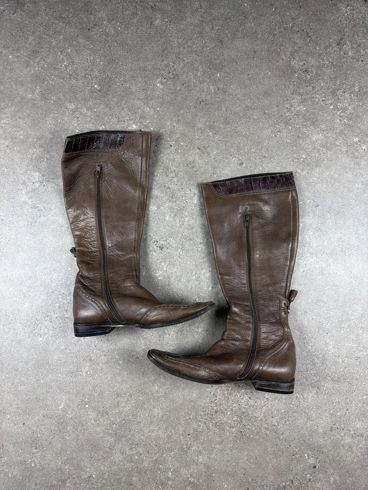 Max Mara Leather Boots