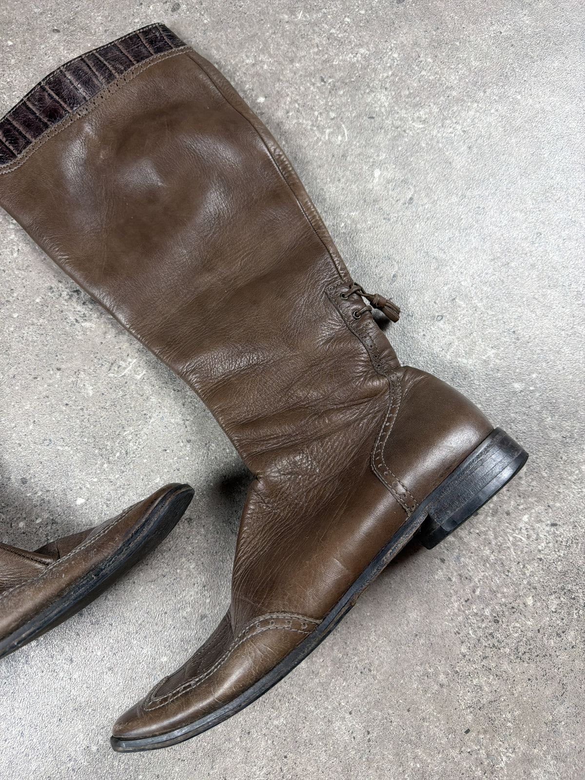 Max Mara Leather Boots