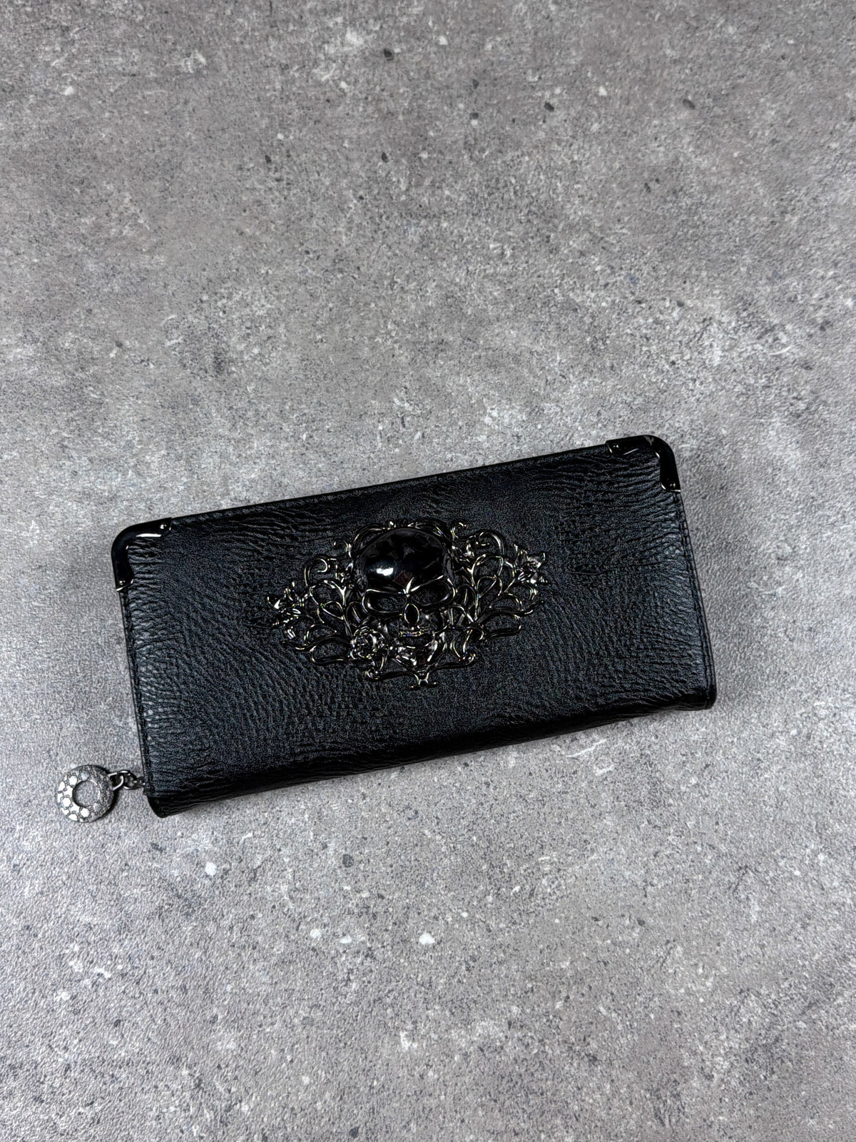Vintage Skull Leather Wallet