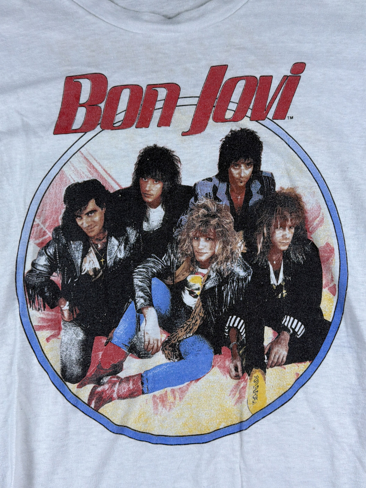 Vintage Bon Jovi Slippery When Wet World Tour 1987