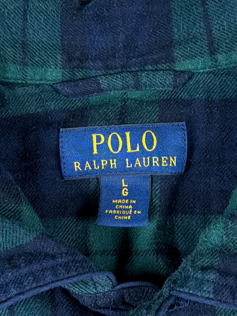 Polo Ralph Lauren Bear Checkered Shirt